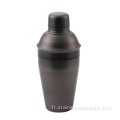 Shaker à cocktail en acier inoxydable noir mat 500ML